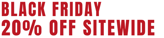 Black Friday 20% off Sitewide